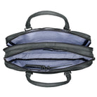 Herren Messenger Bag Leder schwarz