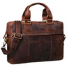 Saco de Couro "Andrew" Vintage Business Leather