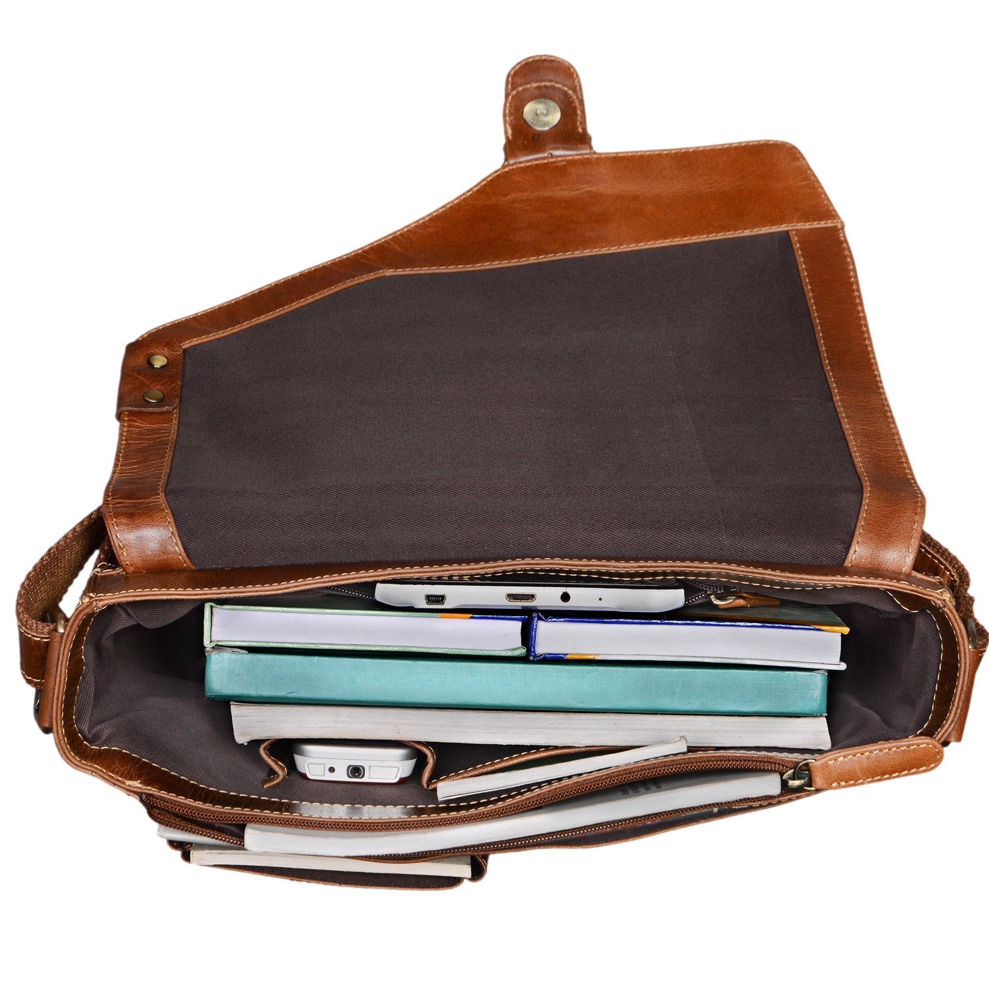 Business Ledertasche Vintage Design 13 Zoll