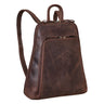 "Martha" Mochila Feminina de Couro – Rucksack Vintage Daypack Mulheres