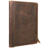 B-WARE "Julius" Couro Vintage Conference Folder