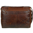 Vintage Leder Laptoptasche echtes Leder braun