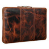 “Wilson” Bolsa De Couro Para Laptop 13.3" MacBook Estilo Vintage