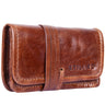 "Flavio" Bolsa de Couro Tabaco