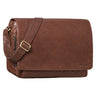 "Tom" Bolsa Vintage de Couro – Bolsa Tiracolo com Compartimento para Laptop 15"
