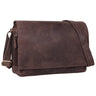 B-WARE "Tom" Saco de Ombro em Pele Vintage