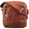 "Benno" Bolsa de Couro para Ombro Masculina Pequena iPad 9.7" Vintage