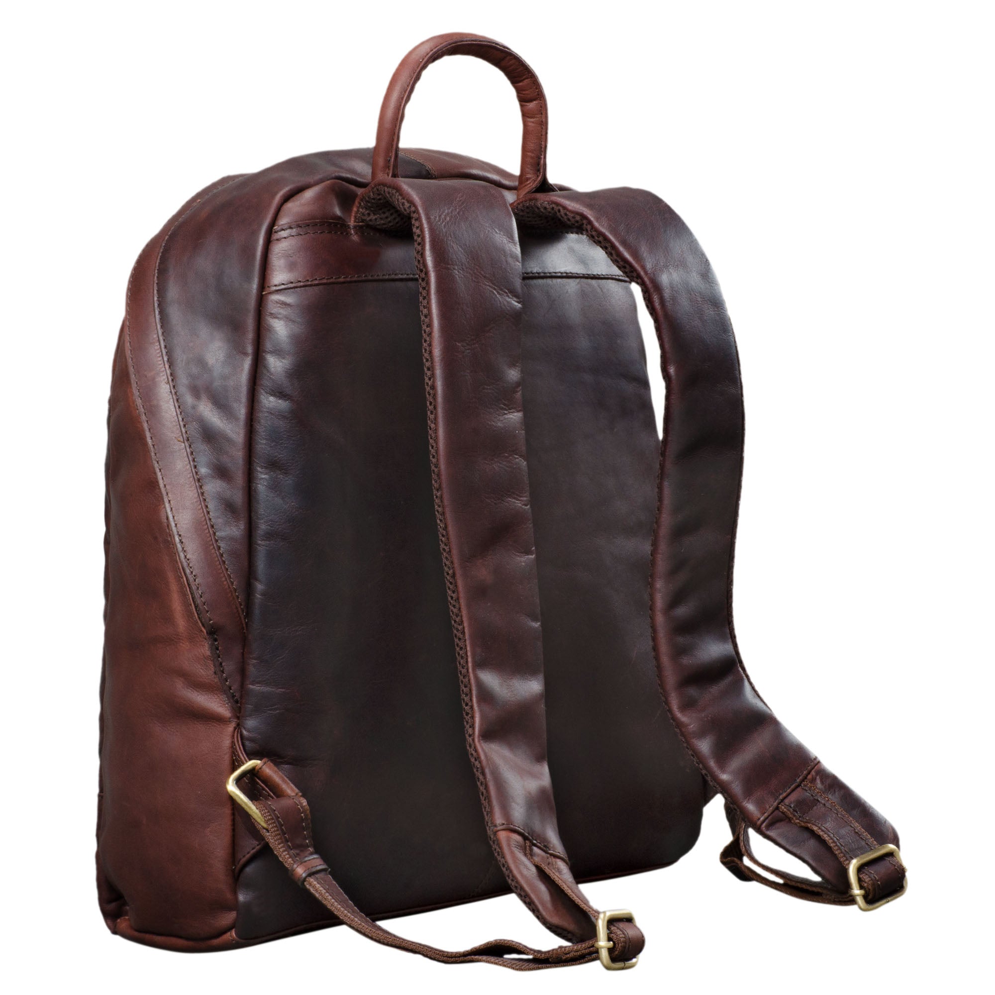 Leder Daypack Rucksack Vintage Echtleder