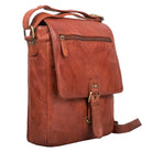 Braune Schultertasche Leder