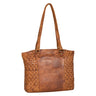 "Cora" Bolsa de Couro Boho Feminina Grande Estilo Elegante