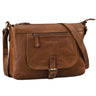 "Odette" Bolsa de Couro Feminina Vintage Bolsa de Ombro Chic