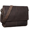 B-WARE "Lonzo" saco Vintage Shoulder Bag couro genuíno de búfalo