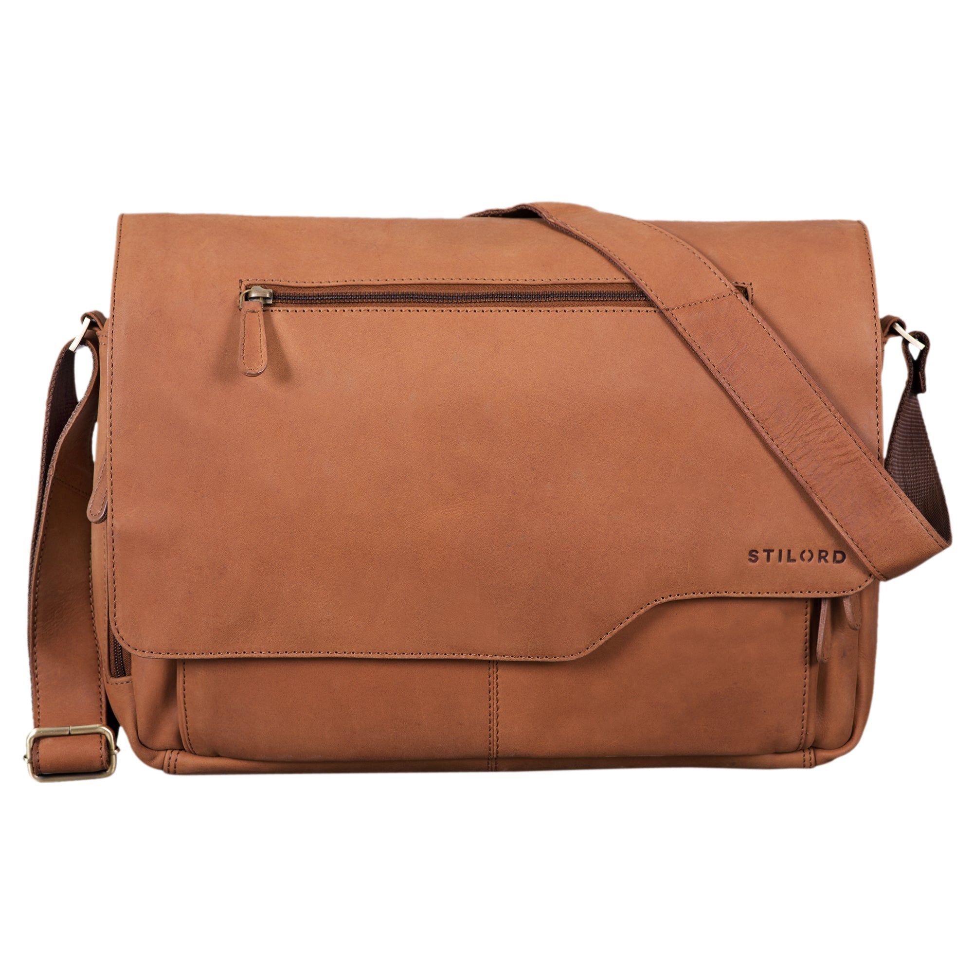 Leder Umhängetasche Herren Vintage braun