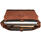 Vintage Bürotasche Leder braun
