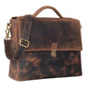 "Chase" Briefcase Vintage em Couro