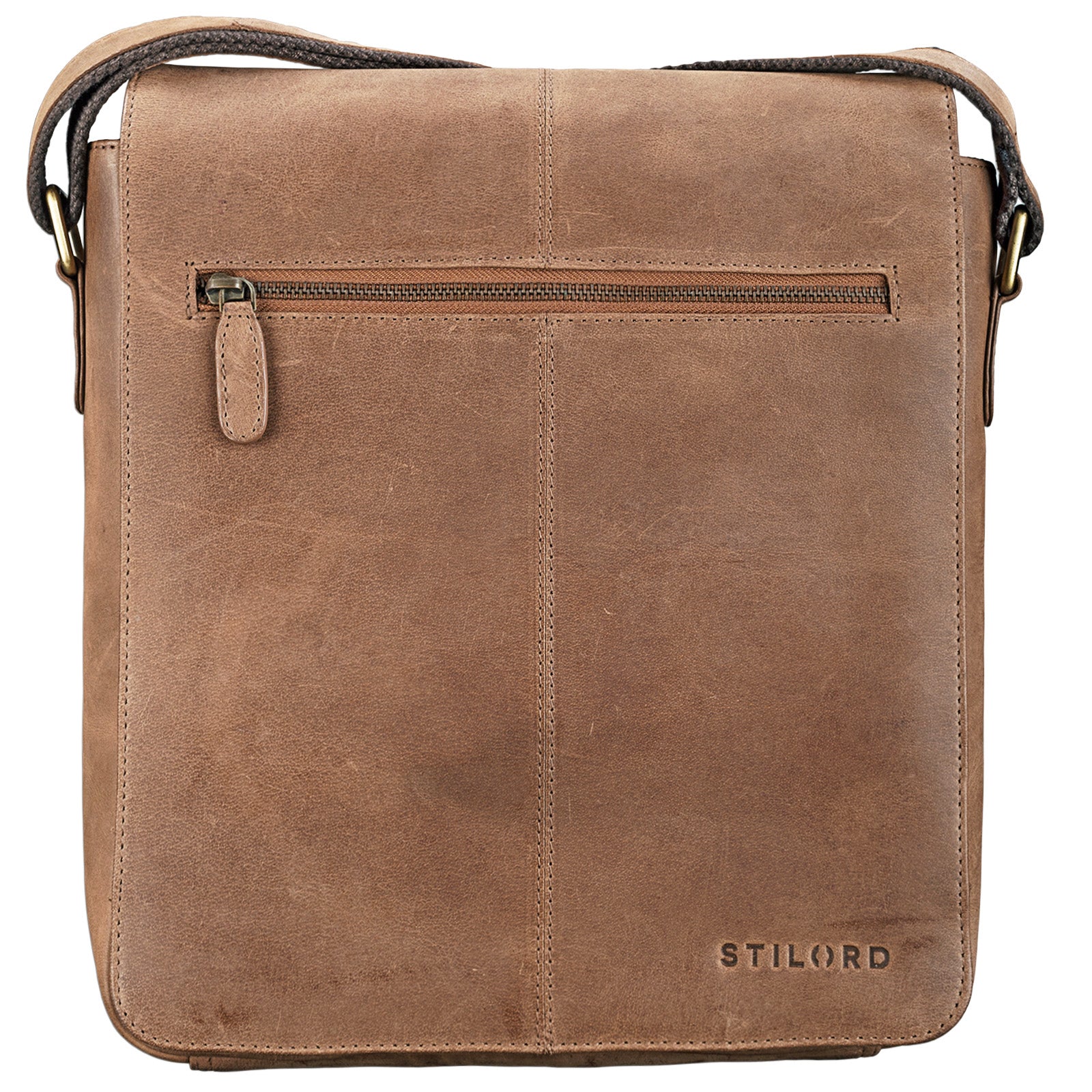 Vintage Schultertasche Braun