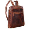 "May" Mulheres Mochila Pequena Couro