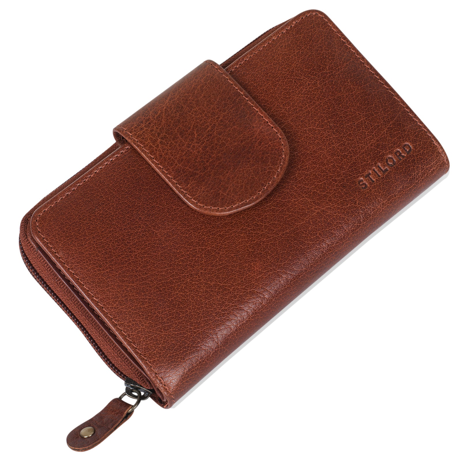 Klassisches Leder Wallet braun