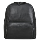 Damen Daypack Leder schwarz
