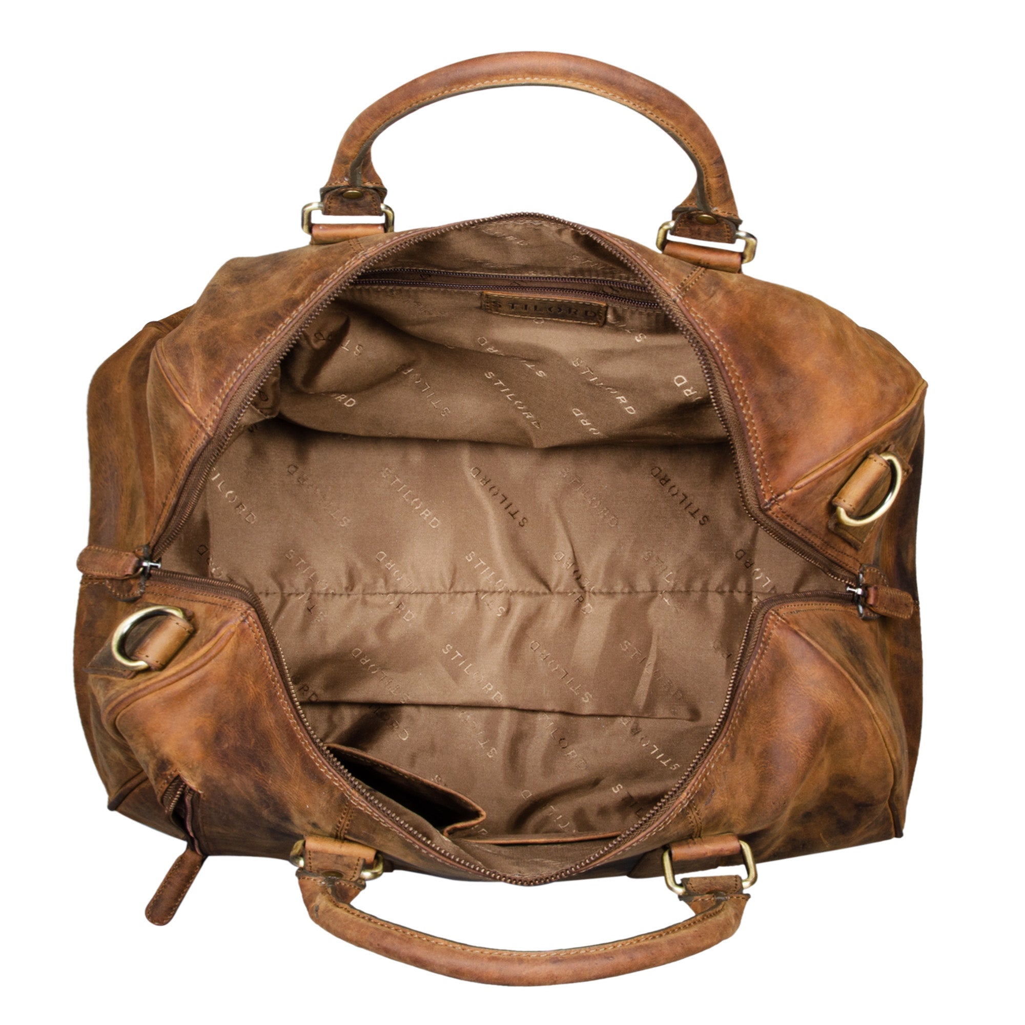 Reisetasche Leder braun