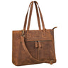 "Madeleine" Grande Bolsa de Couro para Mulheres Vintage
