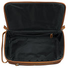 XL Kosmetiktasche mit Reißverschluss Damen Leder