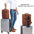 Business Lederrucksack XXL 