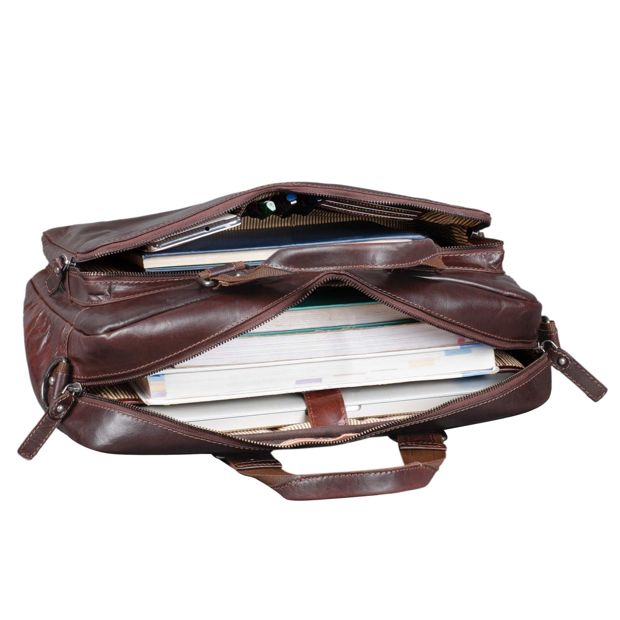 Klassische Leder Tasche Herren