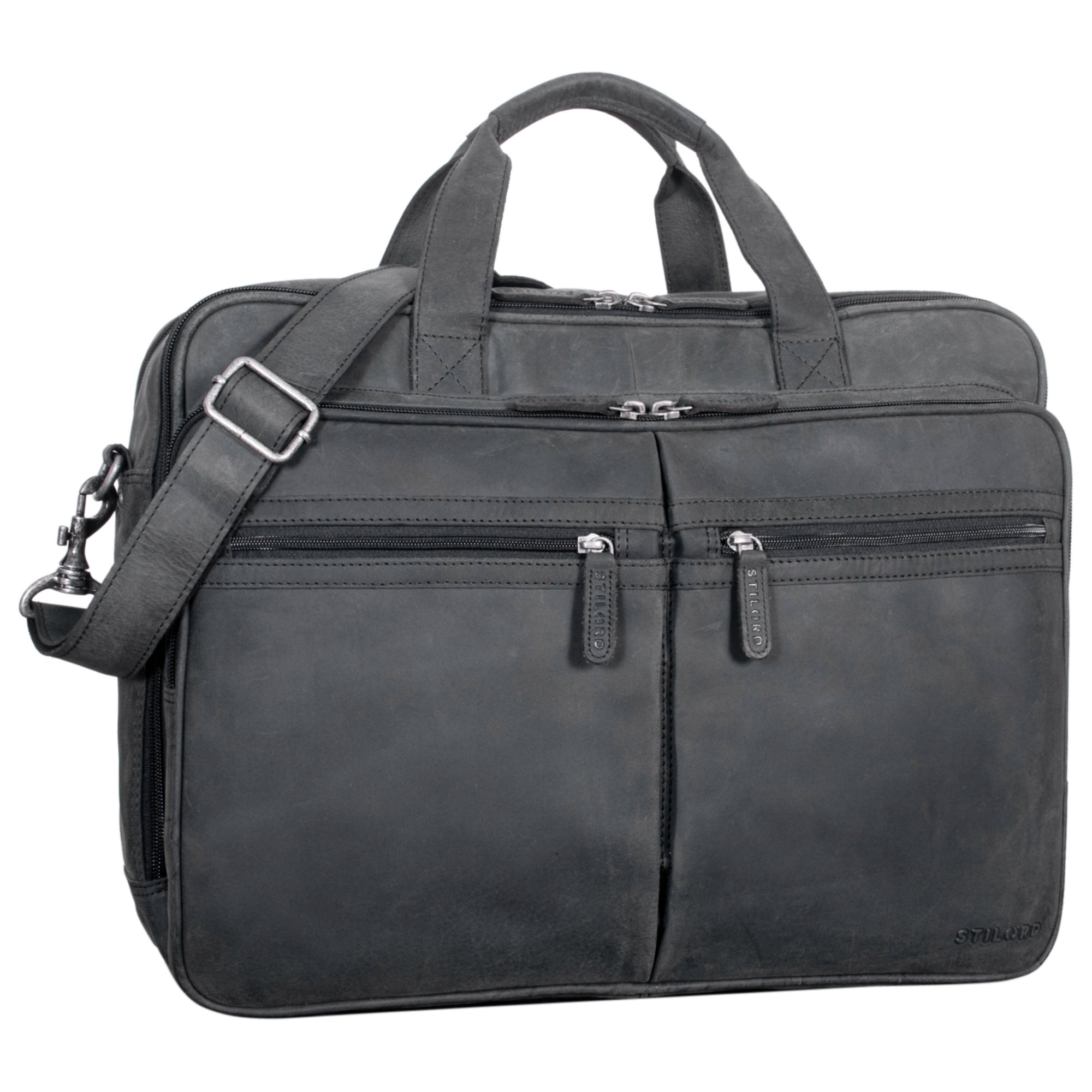 Herren Tasche leder anthrazit