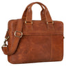 Saco de Couro "Andrew" Vintage Business Leather