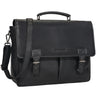 "Toledo" Pasta Vintage em Couro Genuíno Masculina com Compartimento para Laptop 15,6 Polegadas