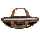 braune Laptop Hülle 15,6 Leder