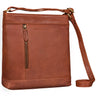 "Moni" Bolsa Crossbody Elegante para Mulher em Couro Tamanho Médio para tablet de 11"