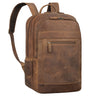 "Jamal" Mochila de Couro 16'' para Laptop Homens e Mulheres