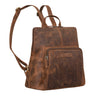 "Dorothea" Mochila Pequena em Couro Senhoras Elegante