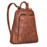 "Martha" Mochila Feminina de Couro – Rucksack Vintage Daypack Mulheres