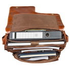 elegante Tasche echtleder braun