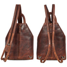 Damen Cityrucksack Cognac