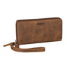 "Poppy" 3-em-1 Carteira de Couro com Porta-Celular Clutch Bolsa