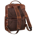 Leder Businessrucksack Herren braun