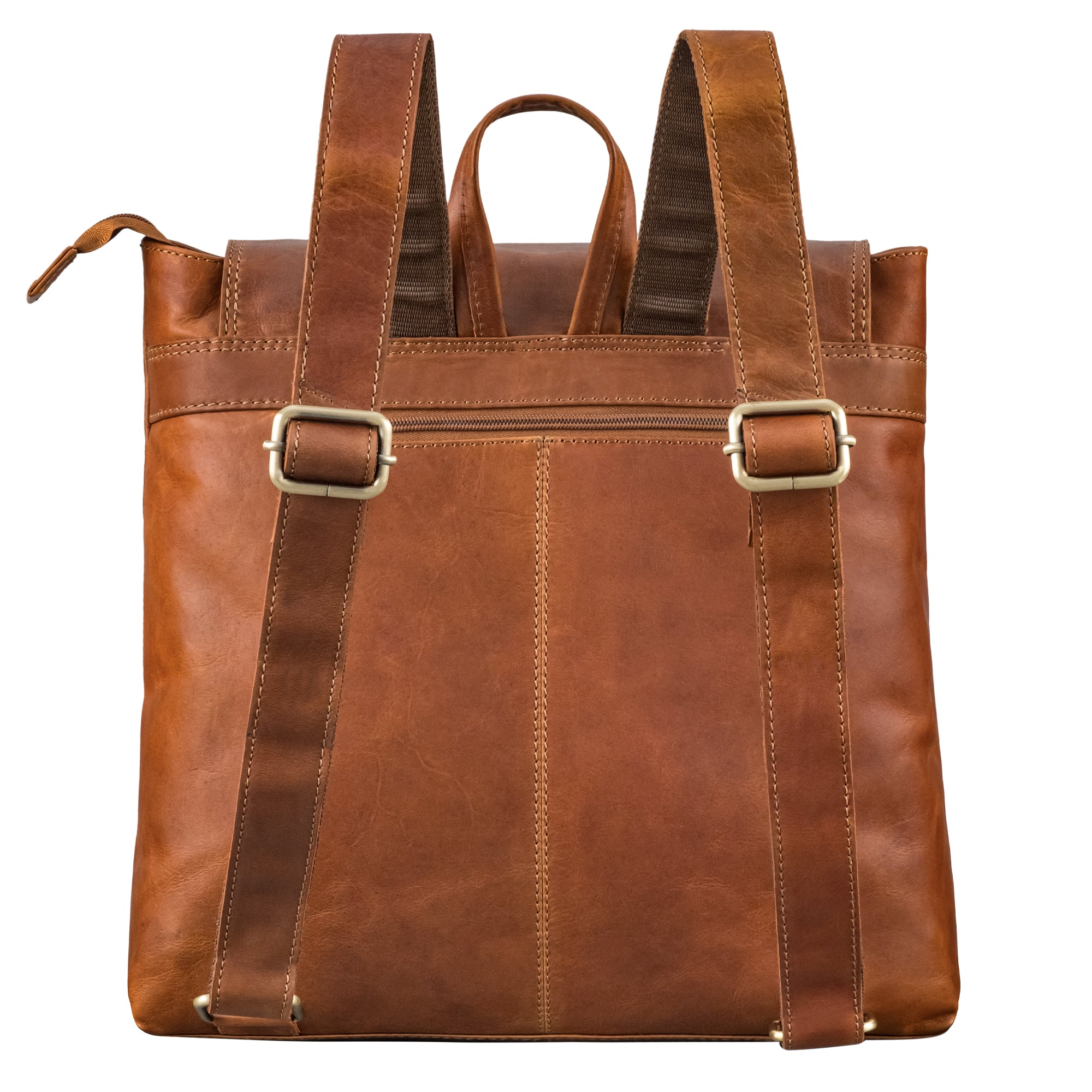 Damenrucksack Leder braun