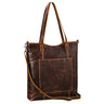 "Trixie" Bolsa Vintage Couro Feminina Grande Tiracolo Shopper