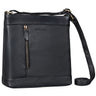 "Moni" Bolsa Crossbody Elegante para Mulher em Couro Tamanho Médio para tablet de 11"