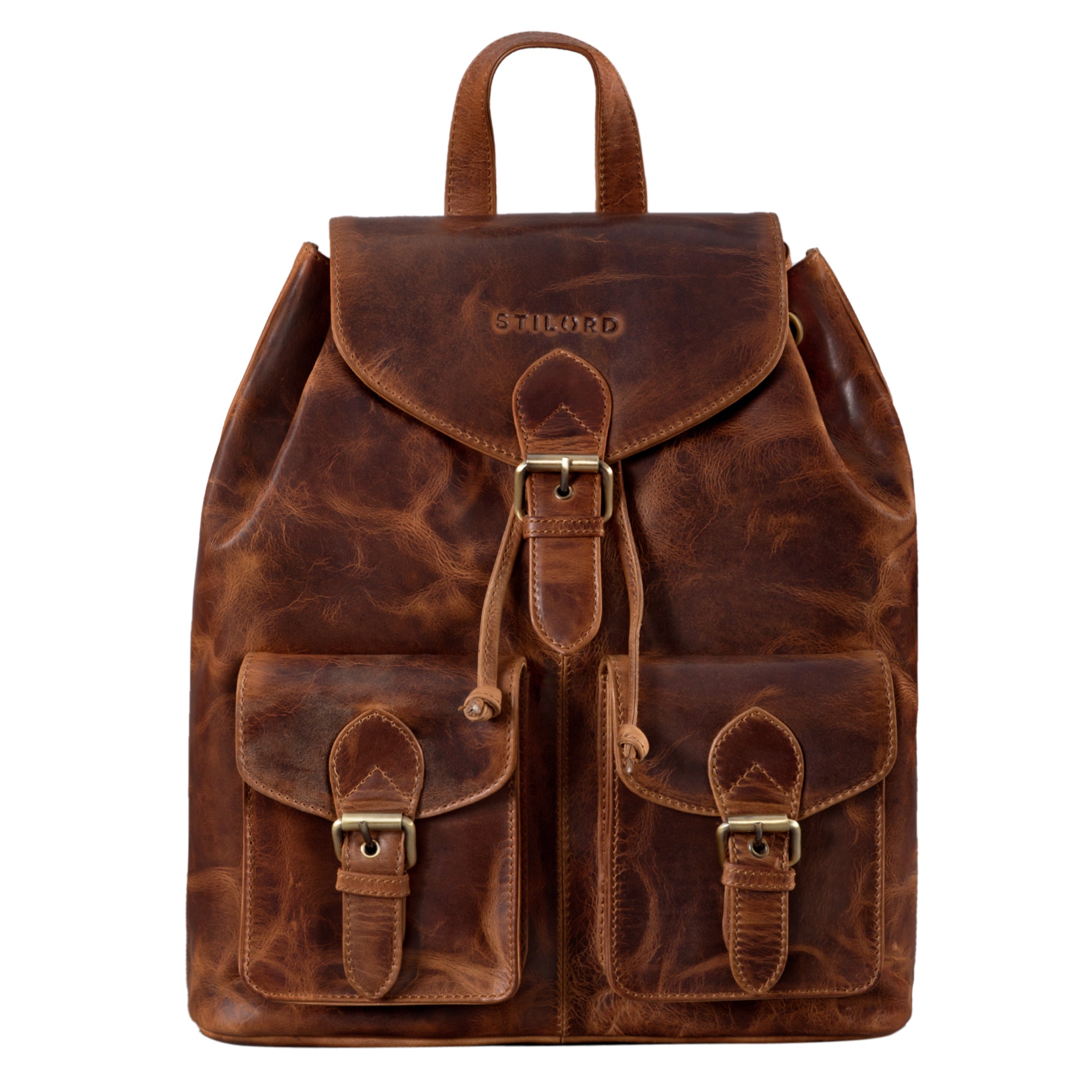 Echtleder City Rucksack Vintage