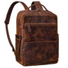Leder Businessrucksack Herren braun
