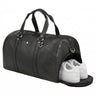 "Ventura" Bolsa de Viagem Masculina Grande em Couro com Compartimento para Sapatos 40L