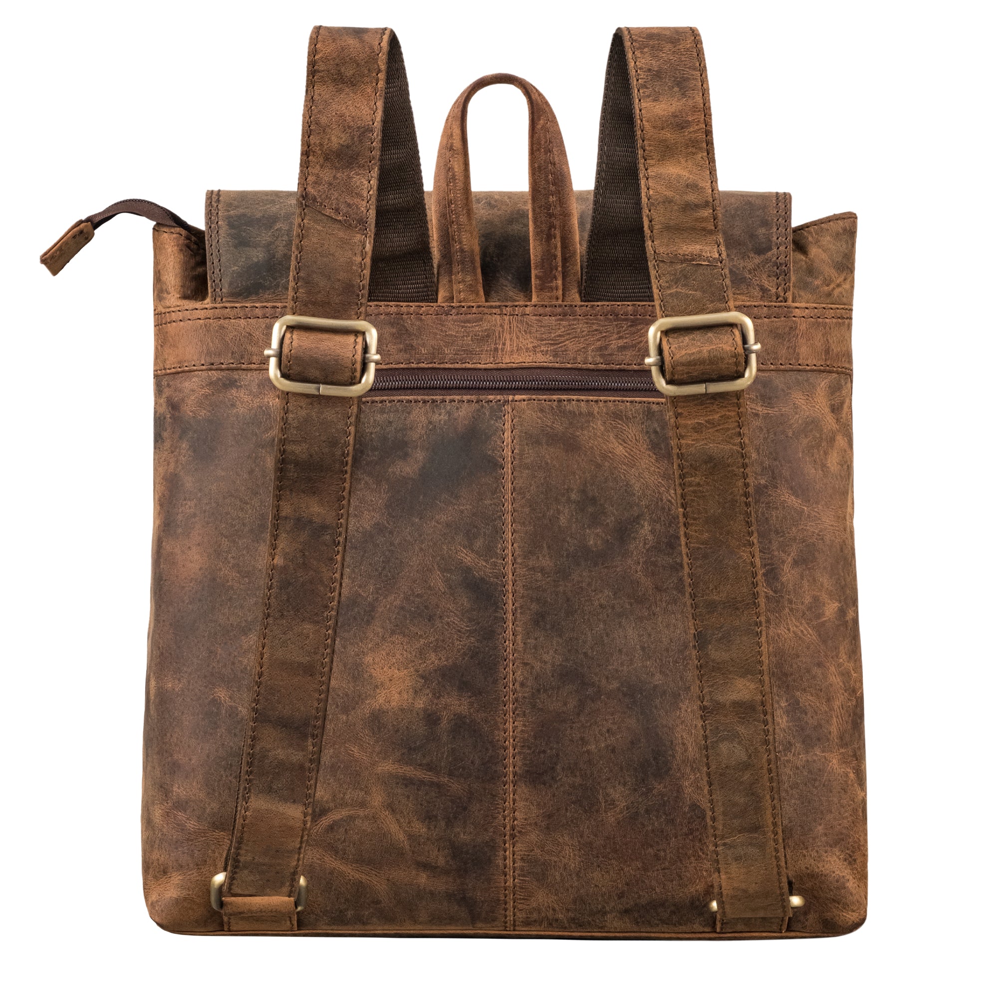 Damenrucksack Leder braun