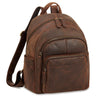 "Bea" Mochila elegante de couro para mulheres Backpack tamanho médio