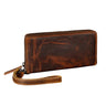"Poppy" 3-em-1 Carteira de Couro com Porta-Celular Clutch Bolsa