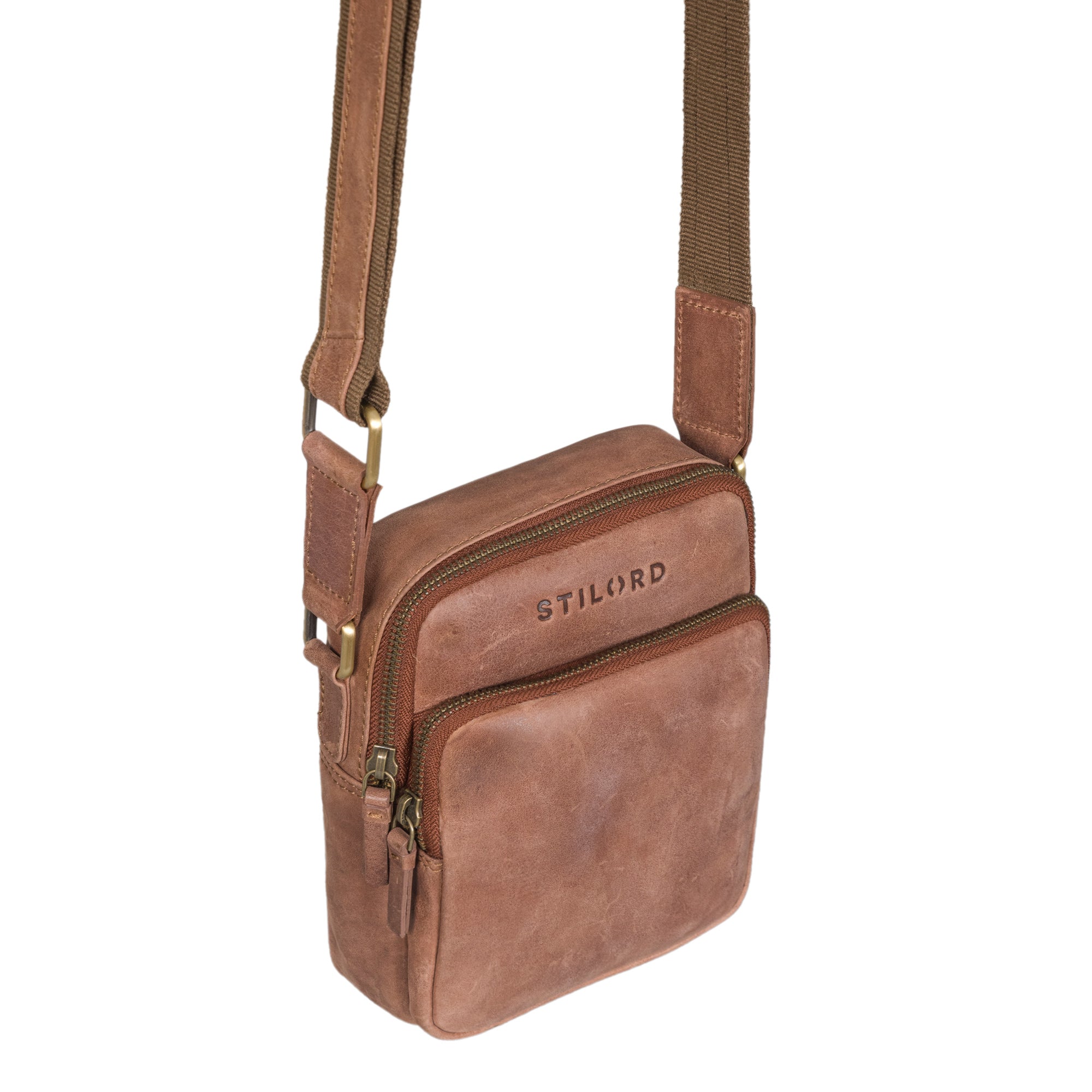 Robuste Ledertasche Herren Täglicher Gebrauch
